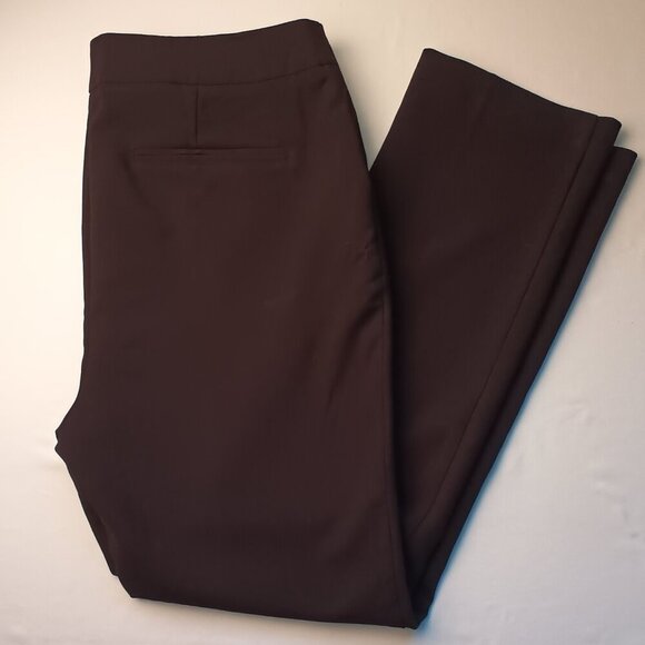 Chico's So Slimming Pants Size 12 Short High Rise Straight Leg Black Color - Picture 1 of 9